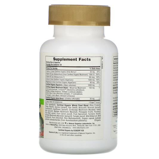 Nature'S Plus, Source Of Life Garden, Organic Bone Support