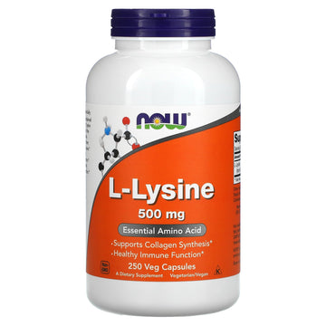 Now Foods, L-Lysine, 500 Mg  Veg Capsules