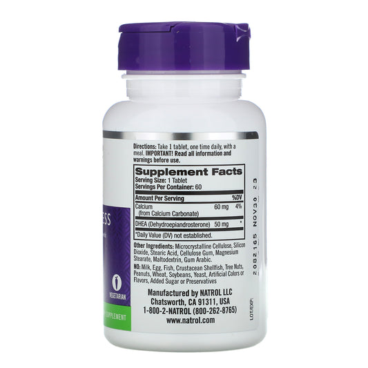Natrol, Dhea, 50 Mg