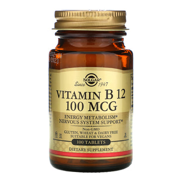 Solgar, Vitamin B12 Tablets