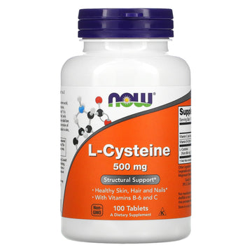 Now Foods, L-Cysteine, 500 Mg