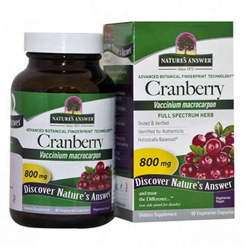 Cranberry Fruit 90 Vcaps By Nature's Answer