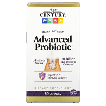 21St Century, Ultra Potency Advanced Probiotic,Capsules