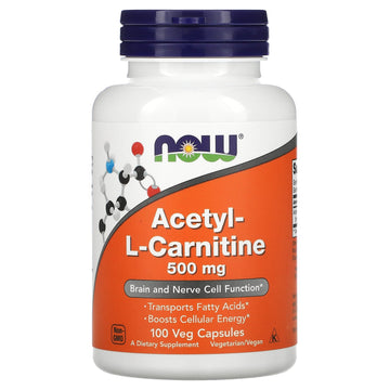 Now Foods, Acetyl-L-Carnitine, 500 Mg