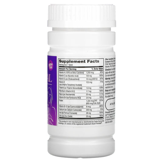 21St Century, Prenatal With Folic Acid, Tablets