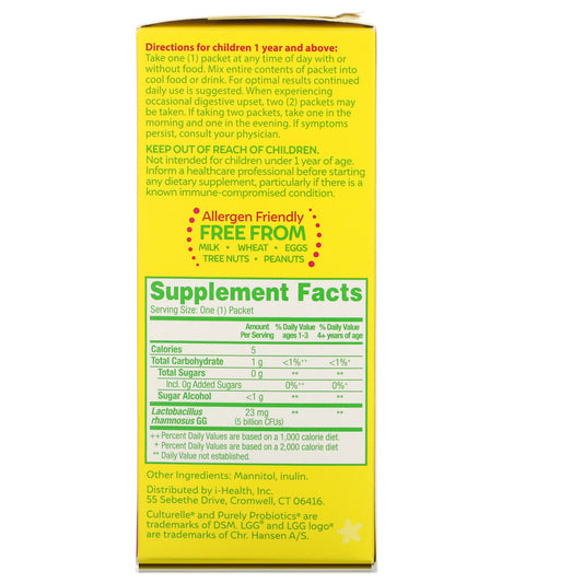 Culturelle, Kids, Purely Probiotics