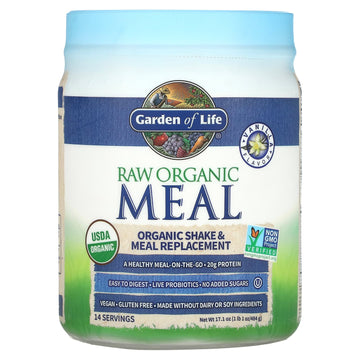 Garden Of Life, Raw Organic Meal, Shake & Meal Replacement, Vanilla, 1 Lb 1 Oz (484 G)