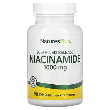 Nature'S Plus, Sustained Release Niacinamide, 1000 Mg, Tablets