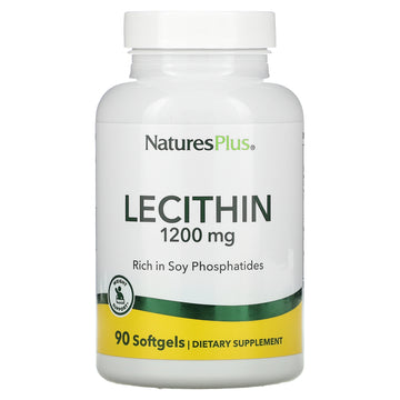 Nature'S Plus, Lecithin, 1,200 Mg, 90 Softgels
