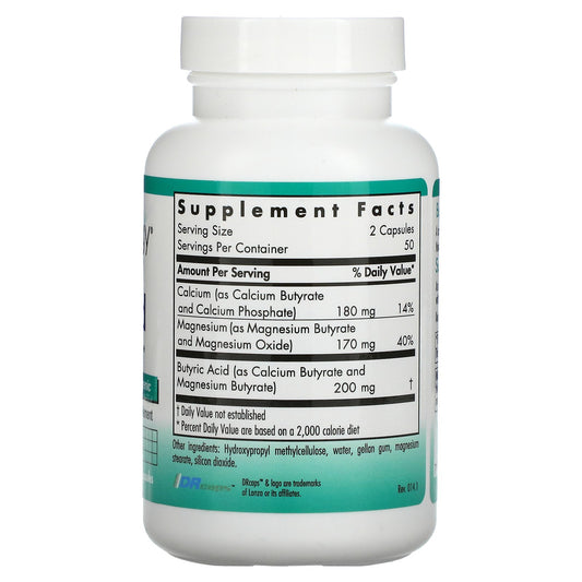 Nutricology, Butyraid Delayed-Release Vegetarian Capsules