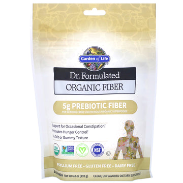 Garden Of Life, Dr. Formulated, Organic Fiber, Clear, Unflavored