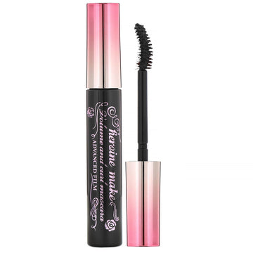 KissMe, Heroine Make, Volume & Curl Mascara, Advanced Film, Waterproof, #01 Super Black