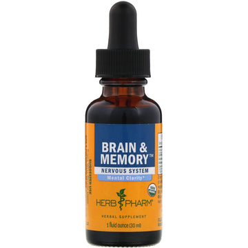 Herb Pharm, Brain & Memory, Nervous System