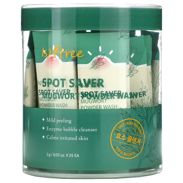 Isntree, Spot Saver, Mugwort Powder Wash 0.03 Oz (1 G) Each