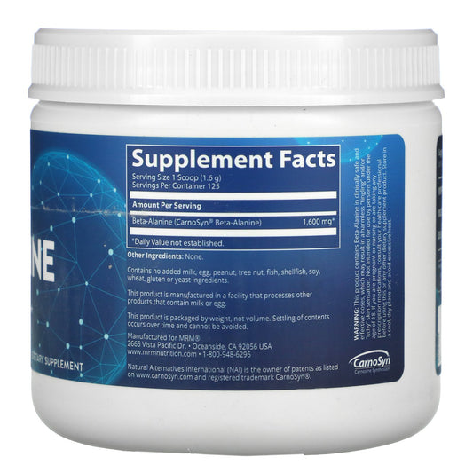 Mrm, Beta-Alanine, Balance Muscle Ph