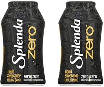Splenda Zero Liquid Sweetener, 1.68 Fl Oz (Pack of 2) : Gro