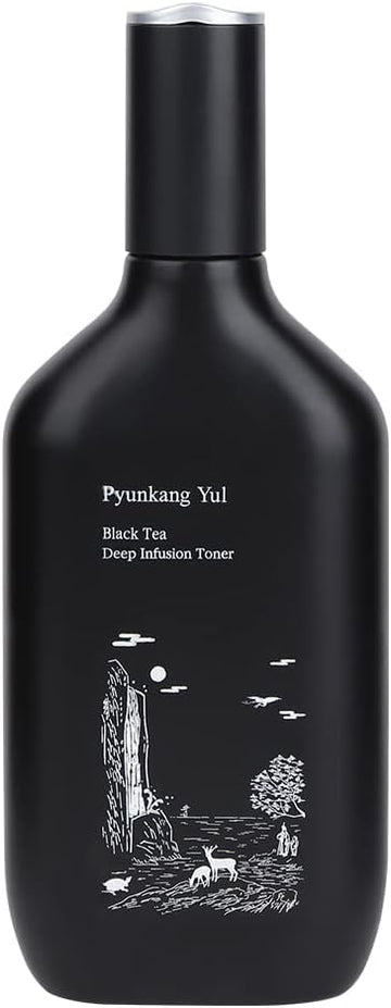 Pyunkang Yul Black Tea Deep Infusion Toner 130 Korean Anti-Aging Facial K Beauty Toner For Women With Hyaluronic Acid, Ceramide, Fine Line Care, Firm And Brighter Looking Skin