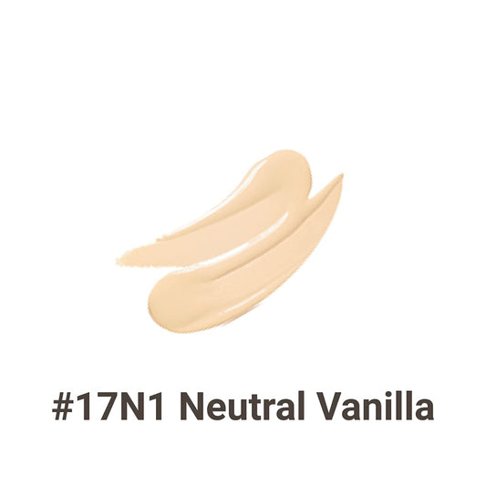 Etude Double Lasting Cushion Matte #17N1 Neutral Vanilla Spf 50/ Pa++ | 24 Hours Long-Lasting, Lightly Covers Your Face And Creates Clean, Soft Skin | Korean Makeup