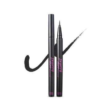 Etude Drawing Show Brush Eyeliner #Bk801 Black (21Ad) | Clear-Cut Soft Brush Eyeliner For A Long-Lasting Eyes Makeup | K-Beauty