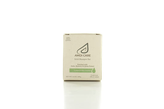 AMDI CARE Solid Shampoo Bar, Vegan & Cruelty Free Bar Shampoo for Hair - Free of Plastics, Parabens, Phthalates, Synthetic Fragrances & Silicones - Mild but Effective Cleanser