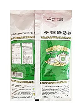 Drink Milk Green Tea (Refill) Number One Brand From Thailand (200G/Pk) X 2 Packs