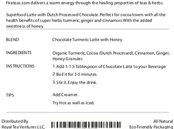 Chocolate Turmeric Latte