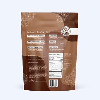 Flavcity Keto Hot Chocolate ā Dairy Free And Sugar Free Cocoa Powder ā High Fiber Drink Mix ā Low Carb Hot Chocolate ā Gifts For Chocolate Lovers