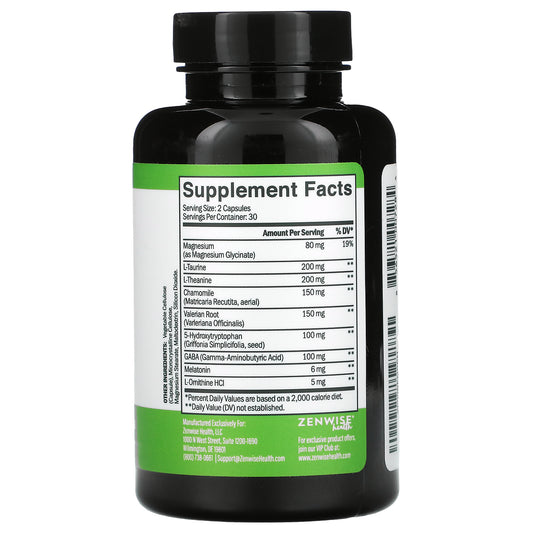 Zenwise Health, Calming Sleep Support With Melatonin