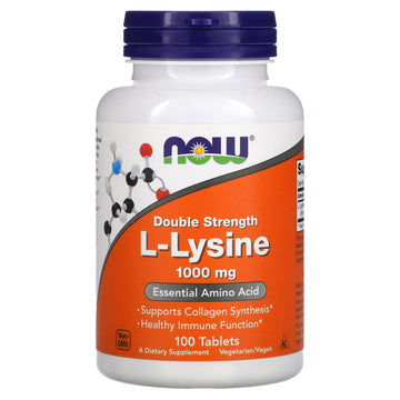 Now Foods, Double Strength L-Lysine, 1,000 Mg Tablets