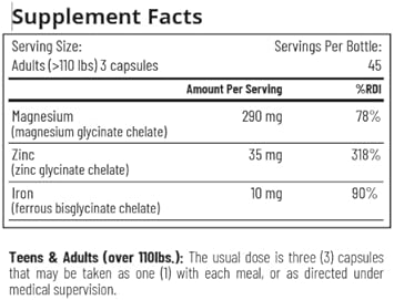 Brain Ready Nutrition For Teens/Adults Over 110Lbs - Mzi Magnesium,