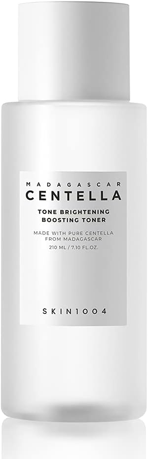Skin1004 Madagascar Centella Tone Brightening Boosting Toner 7.10 ., 210 90% Centella Asiatica Extract, Vitamin C Exfoliating Pore Tightening Moisturizing