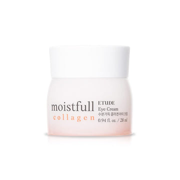 Etude Moistfull Collagen Eye Cream 28Ml(0.94 .) (21Ad) | Skin Care Facial Moisturizing Night Eye Cream | Hydrating Collagen Eye Cream | Korean Cosmetic