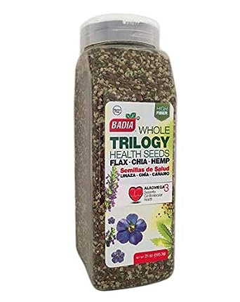 Trilogy Seeds Whole Flax, Chia & Hemp Health Seed/Linaza, Cañamo