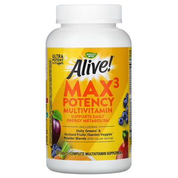 Nature'S Way, Alive! Max3 Potency Multivitamin Tablets