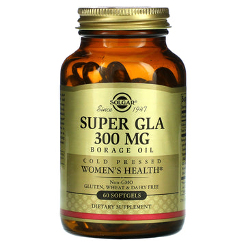 Solgar, Super GLA, Borage Oil, Women's Health, 300 mg,Softgels