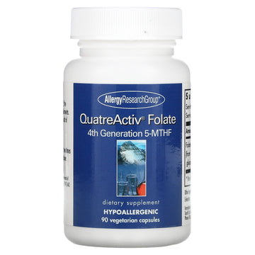 Allergy Research Group, Quatreactiv Folate, 4Th Generation 5-Mthf Vegetarian Capsules