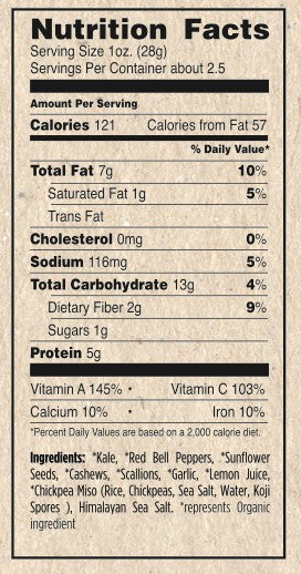 Brad'S Plant Based Vampire Killer Crunchy Kale