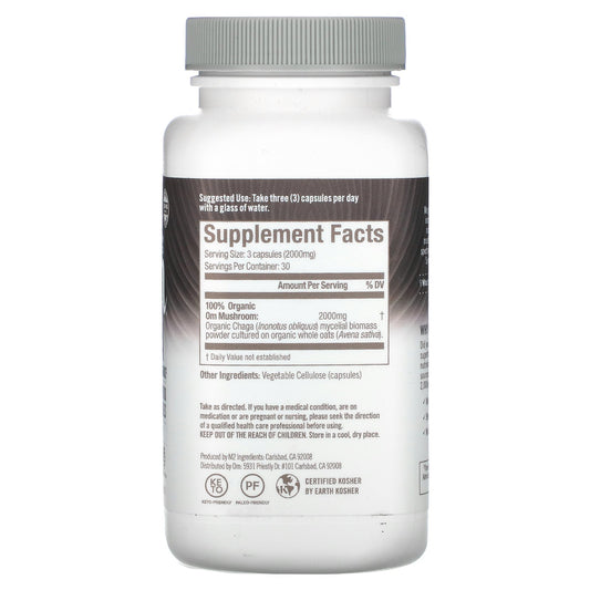 Om Mushrooms, Chaga, 667 Mg