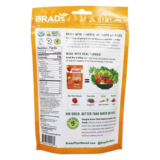 Brad'S Plant Based Cheddar Veggie Chips