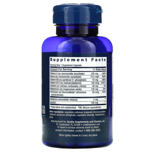 Life Extension, Quiet Sleep, Melatonin, 5 Mg