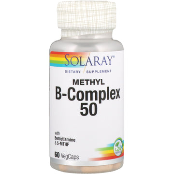 Solaray, Methyl B-Complex 50, Vegcaps