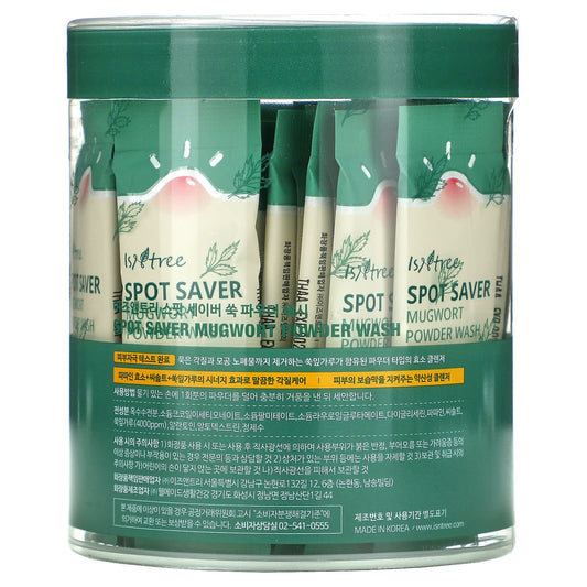Isntree, Spot Saver, Mugwort Powder Wash 0.03 Oz (1 G) Each