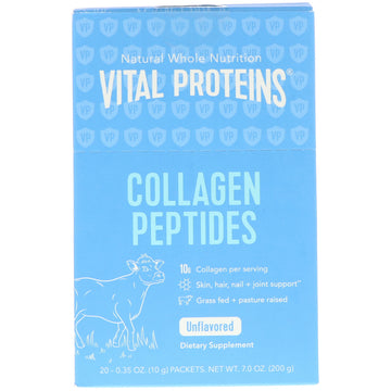 Vital Proteins, Collagen Peptides, Unflavored,  0.35 Oz (10 G) Each