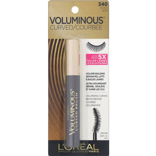 L'Oreal, Voluminous Curved Mascara, 340 Black