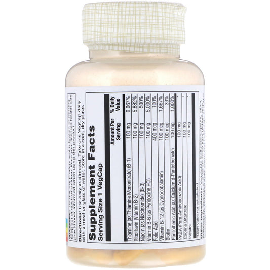 Solaray, B-Complex 100 With Aloe Vera Vegcaps