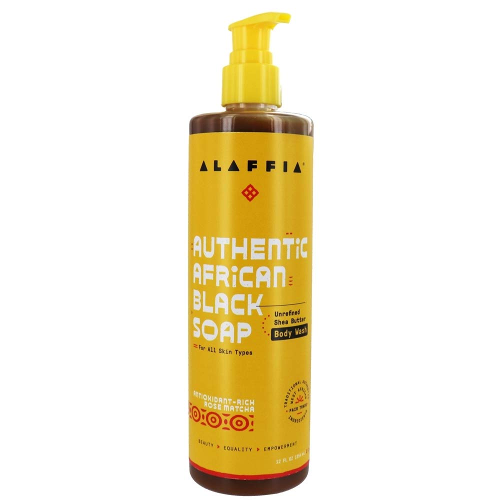 Esupli.com  Alaffia Rose Matcha Authentic African Black Soap