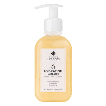 Cosmétiques Créatifs Moisturizing Hand Cream for Dry, Cracked Hands, Nails and Cuticles - 8.5 . . - Anti-Aging Skin Moisturizer with Vitamin E, Shea Butter, and Ceramides