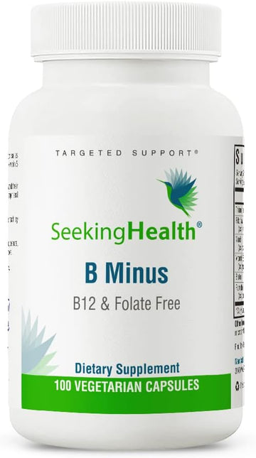 Seeking Health B-Minus, Vitamin B Complex To Support Methylation, Mthf