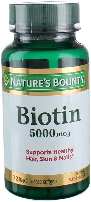 Nature'S Bounty Biotin 5000 Mcg Liquid Softgels