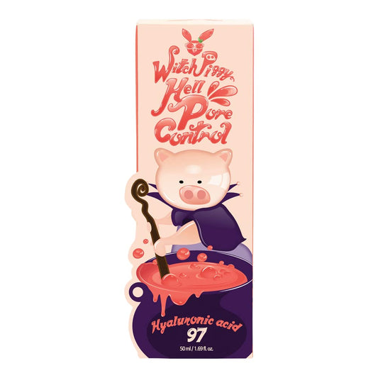 Elizavecca Witch Piggy Hell Pore Control Hyaluronic Acid Serum, 50/1.7  - Facial Serum | Water Face Serum | Face Ample | Real Water Under Eye Serum | Anti-Aging Face Serum | Under Eye Treatment Serum | Not Tested On Animals, No Parabens